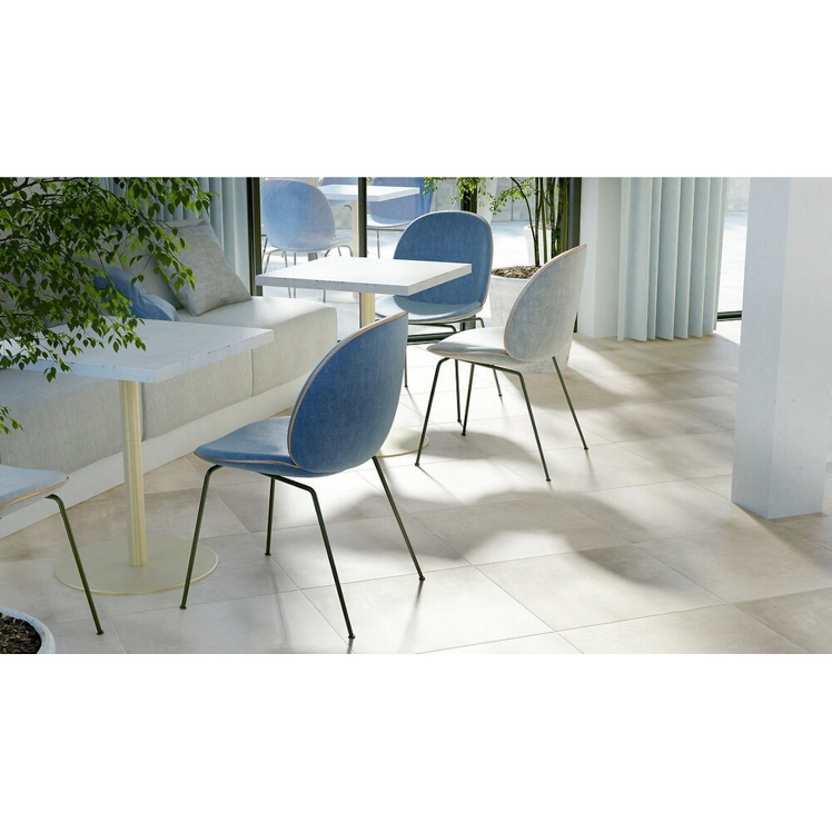 Gres szkliwiony BETON white mat 59,8x59,8 gat. II